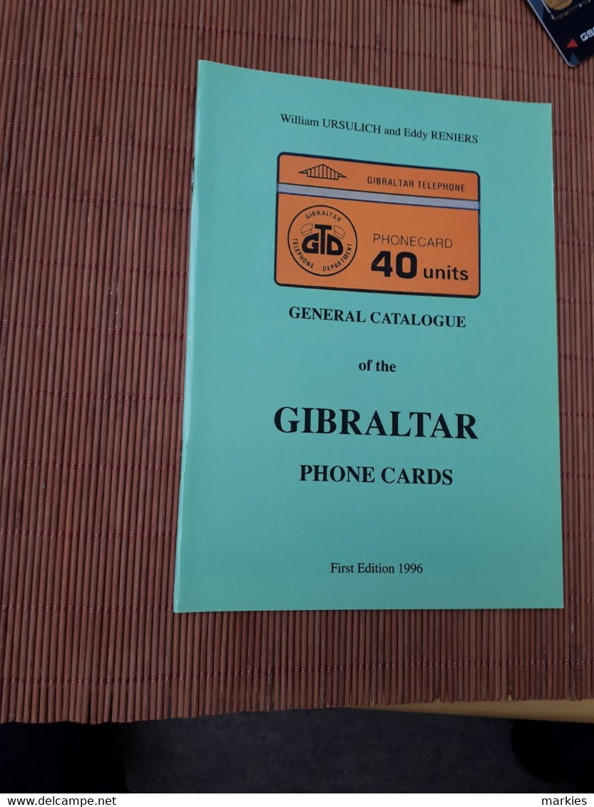 Catalog Gibraltar First Edition 1996 New - Gibraltar