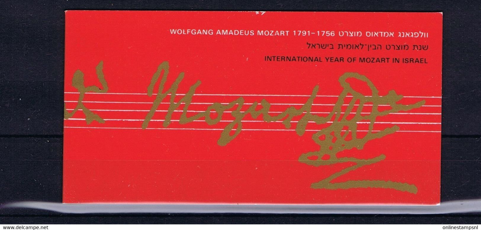 Israel: Mi 1204 Mozart Booklet  1991 MNH/** Sans Charniere. Postfrisch - Libretti