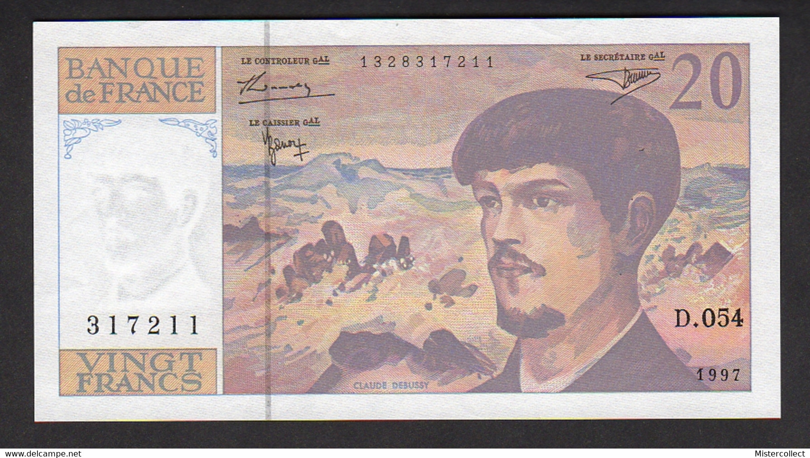 Billet 20 F DEBUSSY - 1997 - 20 F 1980-1997 ''Debussy''