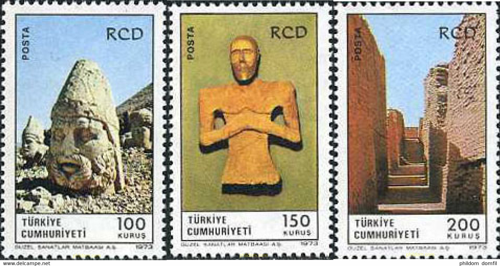 172777 MNH TURQUIA 1973 COOPERACION REGIONAL PARA EL DESARROLLO ENTRE IRAN, TURQUIA Y PAKISTAN - Lots & Serien