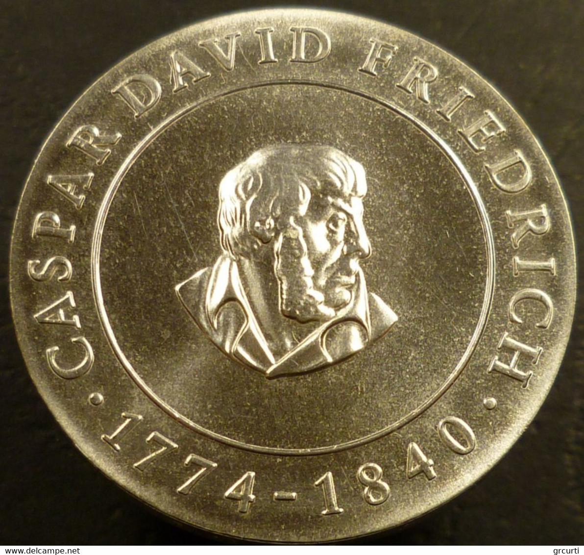 Germania Orientale - DDR - 10 Mark 1974 - 200° Nascita Di Caspar David Friedrich - KM# 52 - 10 Mark