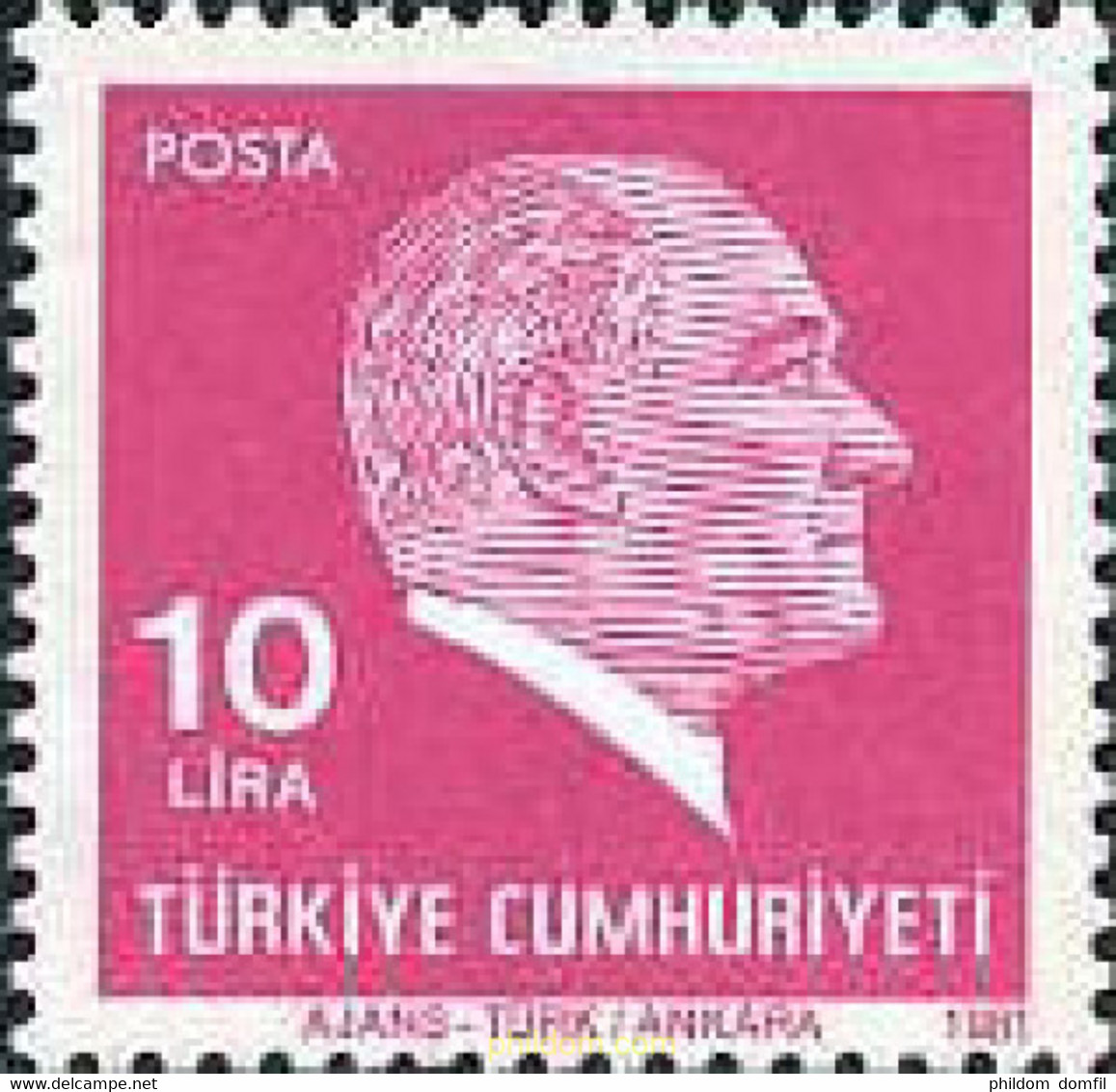 173042 MNH TURQUIA 1981 MUSTAFA KEMAL ATATURK - Collections, Lots & Séries