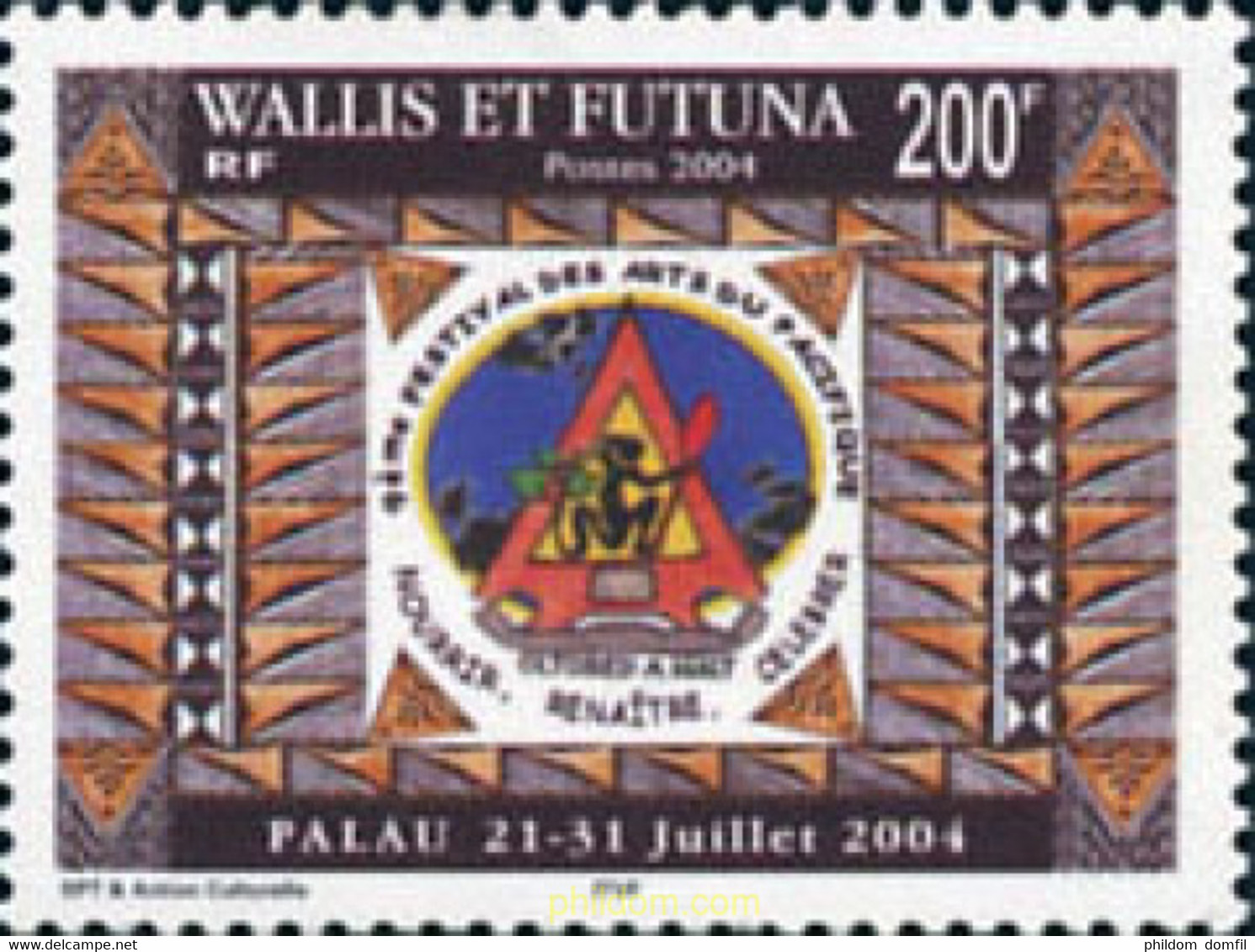 173052 MNH WALLIS Y FUTUNA 2004 9 FESTIVAL DE ARTE DEL PACIFICO - Gebraucht