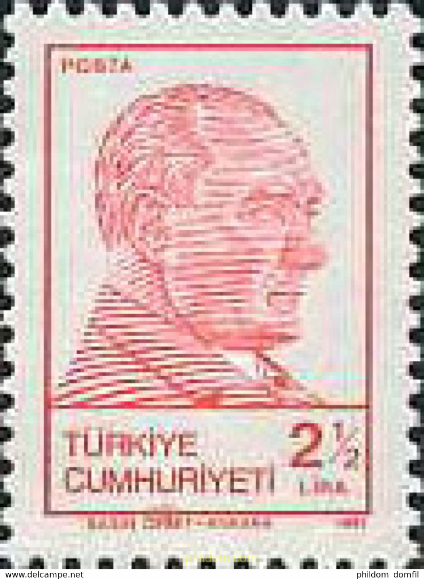 173091 MNH TURQUIA 1981 MUSTAFA KEMAL ATATURK - Collezioni & Lotti