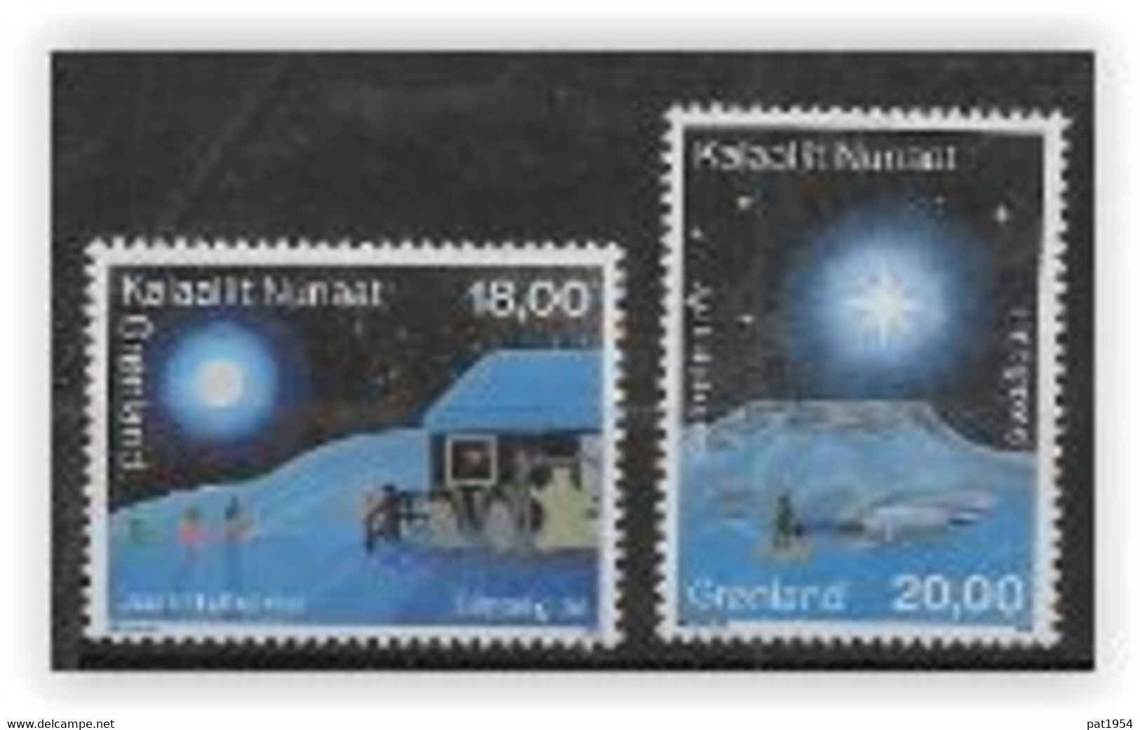 Groënland 2022, Série Neuve, Noël - Unused Stamps