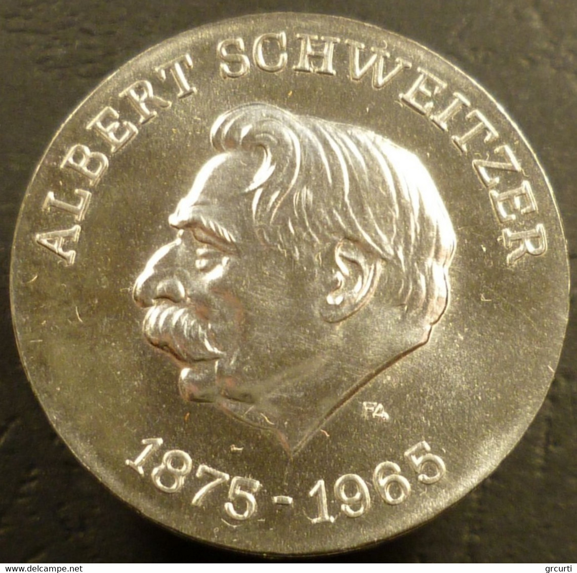 Germania Orientale - DDR - 10 Mark 1975 - 100° Nascita Di Albert Schweitzer - KM# 56 - 10 Mark