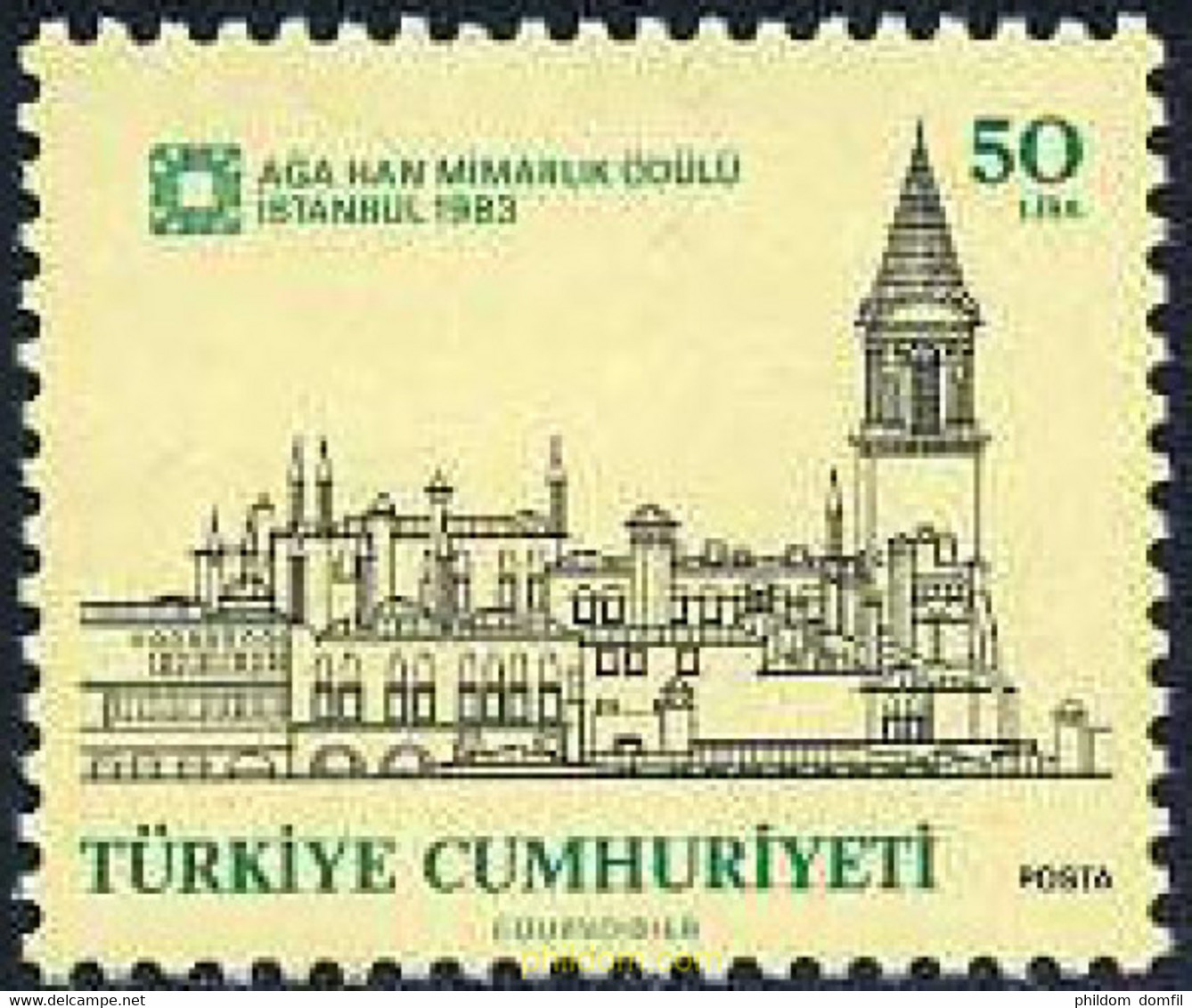 173167 MNH TURQUIA 1983 PREMIO AGA KHAN PARA LA ARQUITECTURA - Colecciones & Series