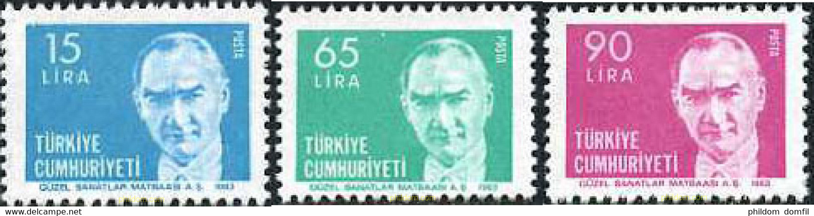 173178 MNH TURQUIA 1983 MUSTAFA KEMAL ATATURK - Colecciones & Series