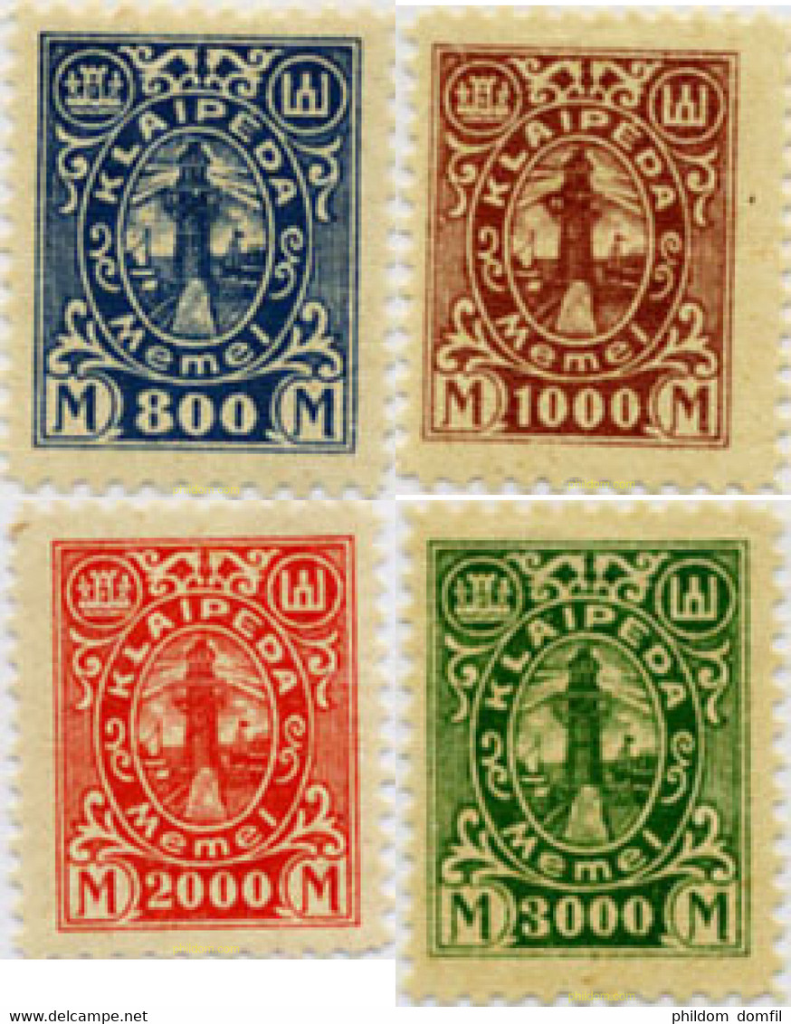 651683 HINGED MEMEL 1923 MOTIVOS VARIOS - Used Stamps