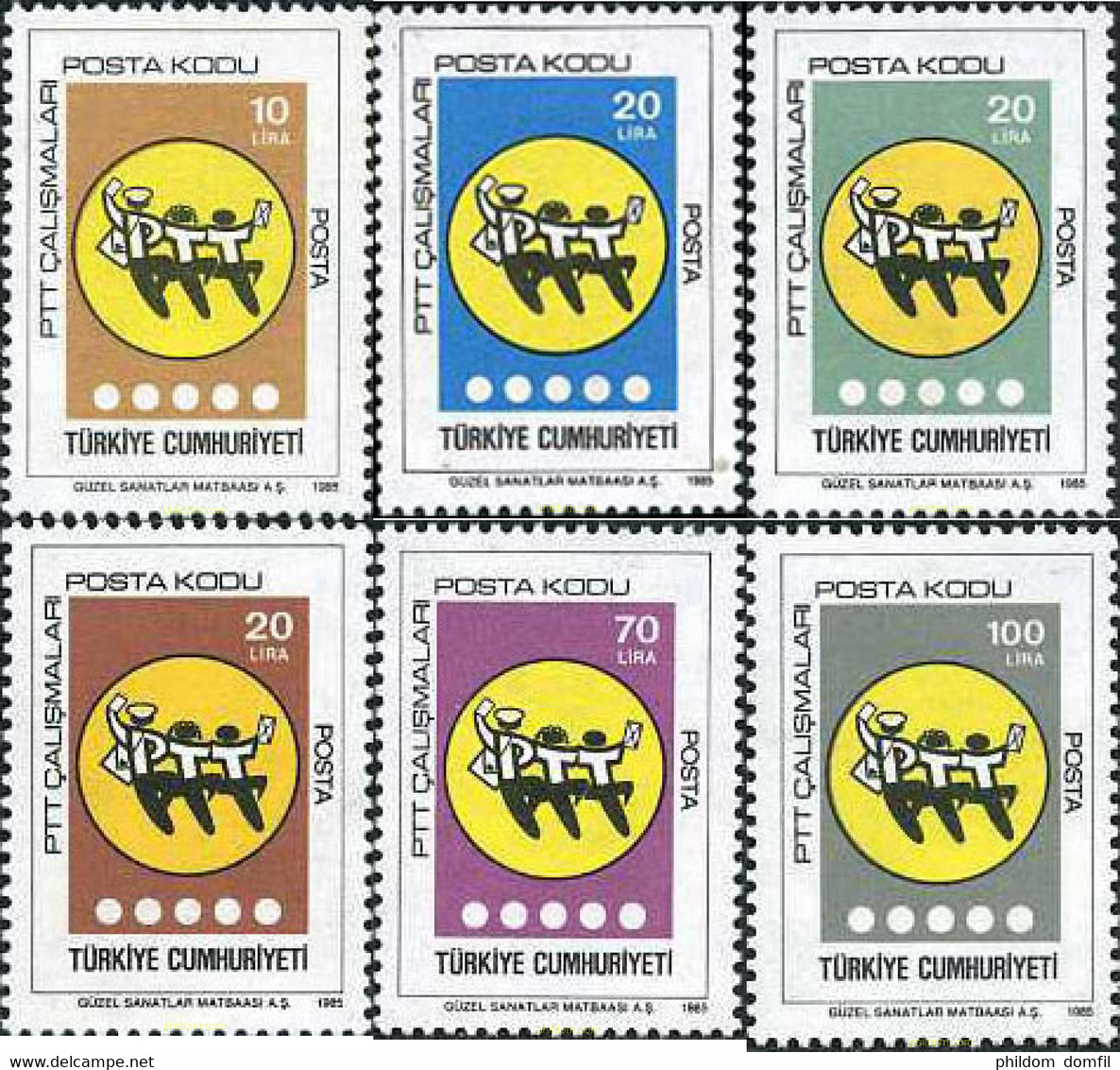 173411 MNH TURQUIA 1985 MOTIVOS VARIOS - Collections, Lots & Series