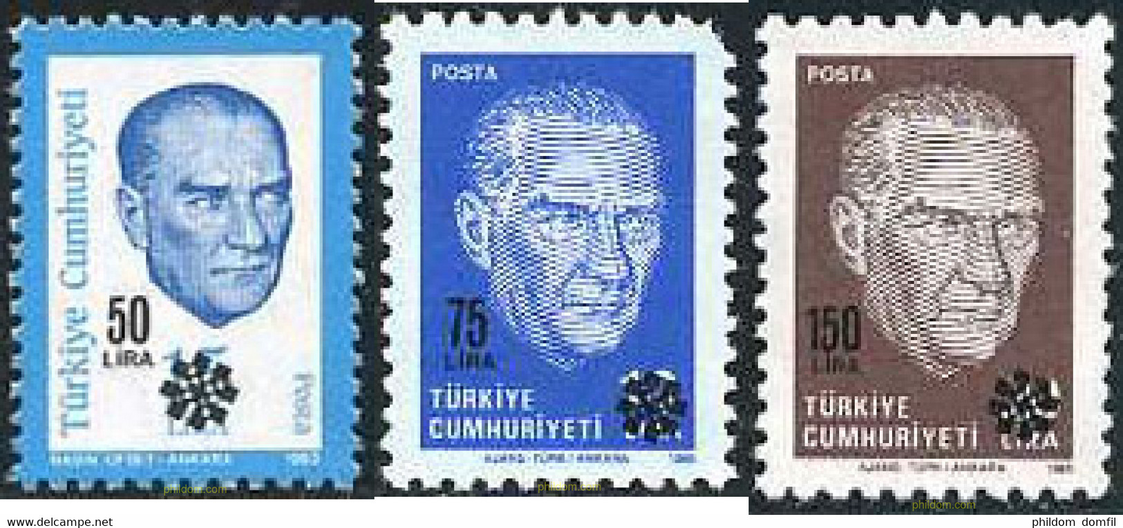 173538 MNH TURQUIA 1989 MUSTAFA KEMAL ATATURK - Lots & Serien