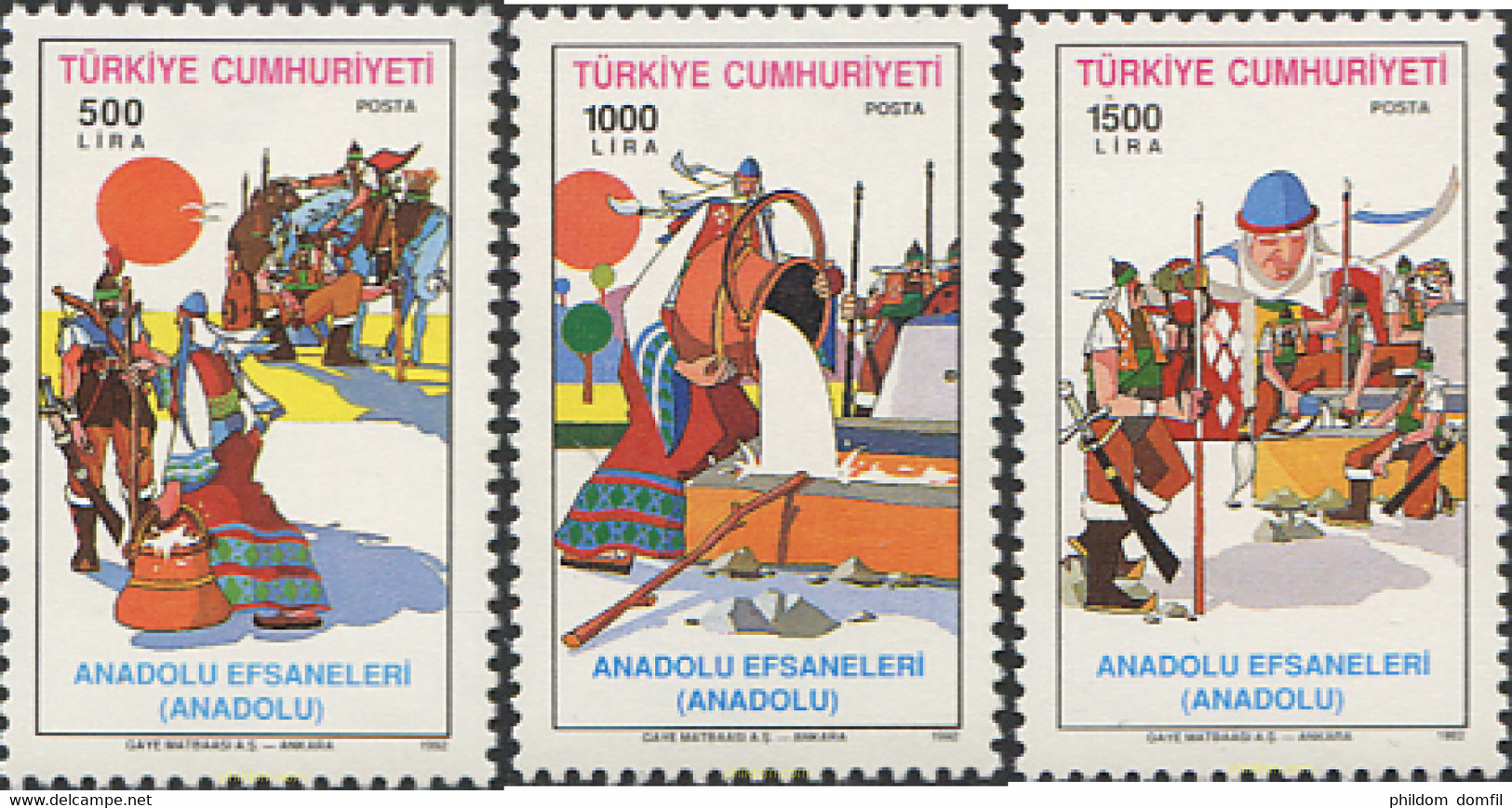 173601 MNH TURQUIA 1991 CUENTOS DE HADAS TURCO - Colecciones & Series