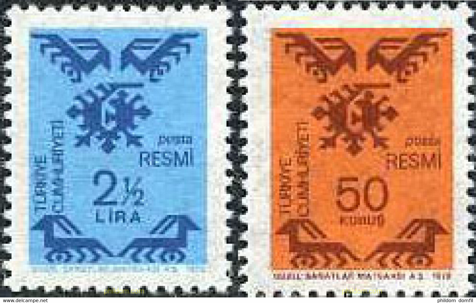 173869 MNH TURQUIA 1979 COMPOSICION ESTILIZADA DE ALFOMBRA RAPADA DE SELJOUKIDES - Collections, Lots & Series