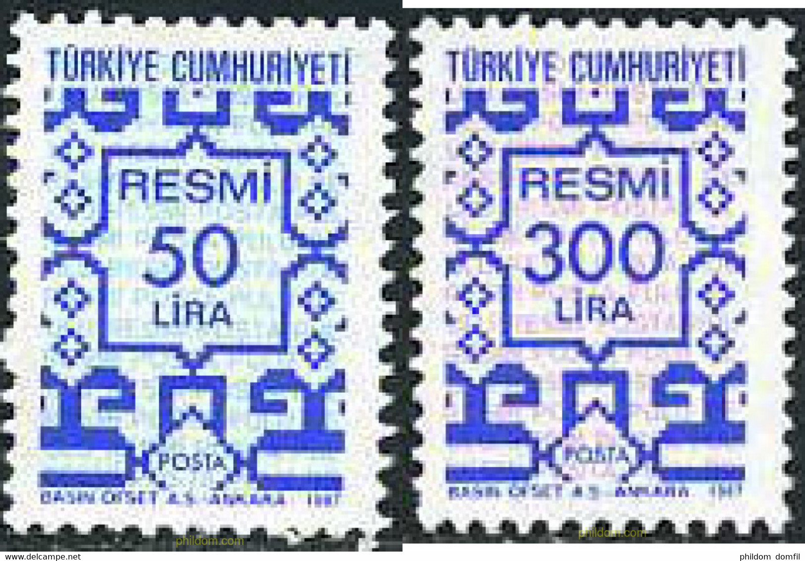 173898 MNH TURQUIA 1987 MOTIVOS VARIOS - Collections, Lots & Series