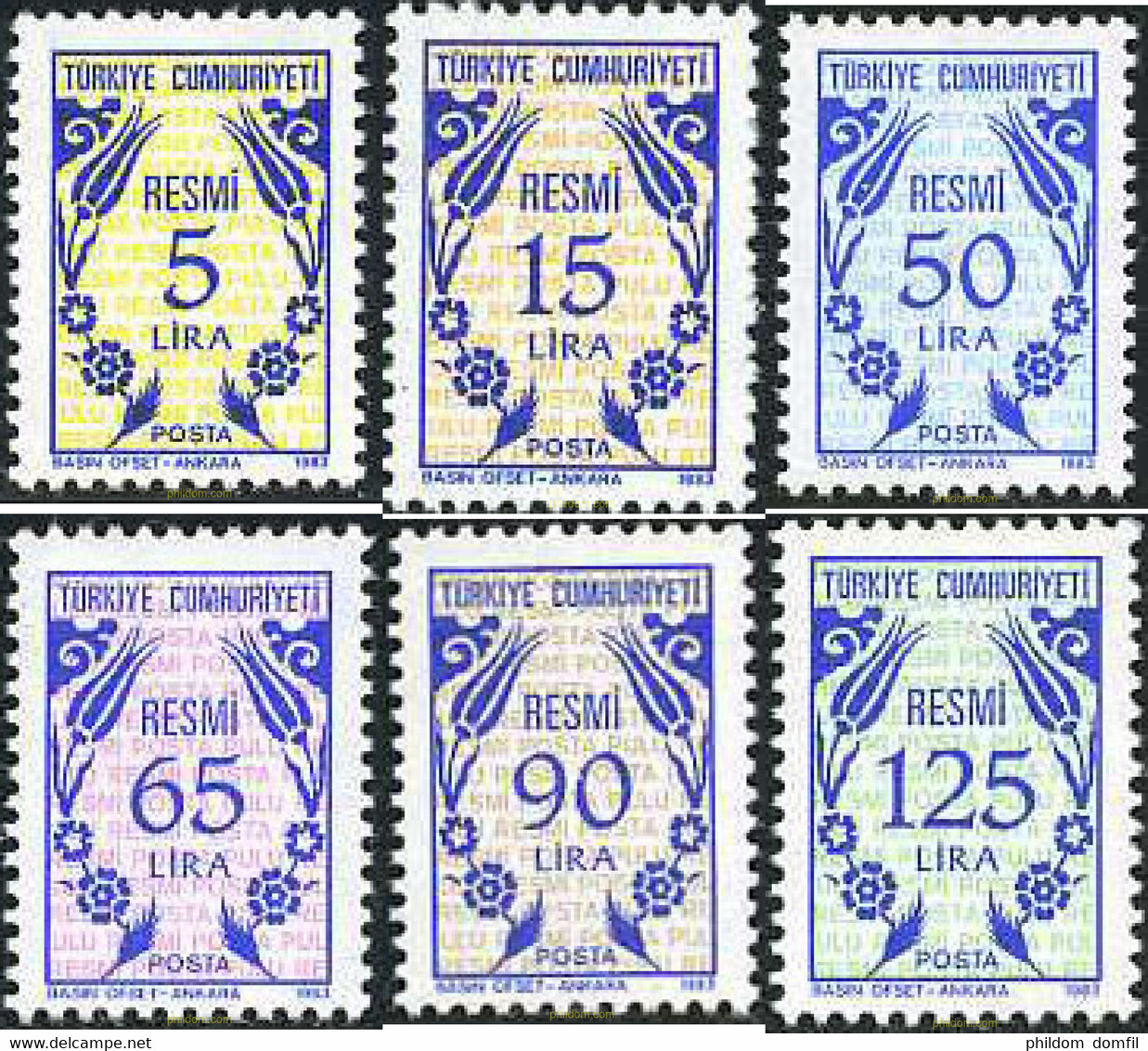 173890 MNH TURQUIA 1983 MOTIVOS VARIOS - Colecciones & Series