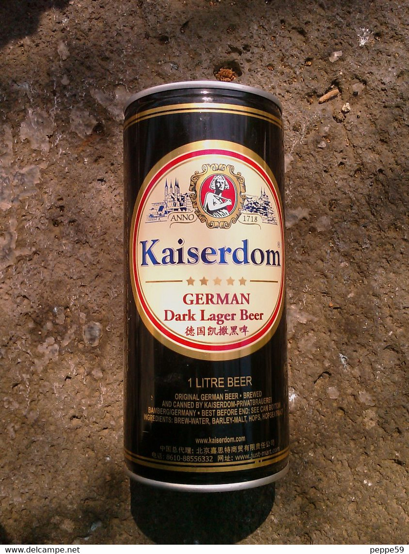 Lattina Italia - Birra Kaiserdom - 1 Litro -  ( Vuota ) - Cans