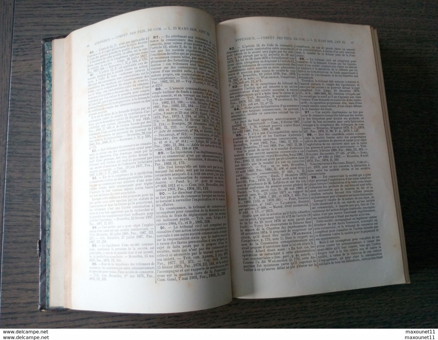 Ancien Livre Encyclopédie Sur Le Droit Commercial Belge ... Lot Sts20 - Enzyklopädien