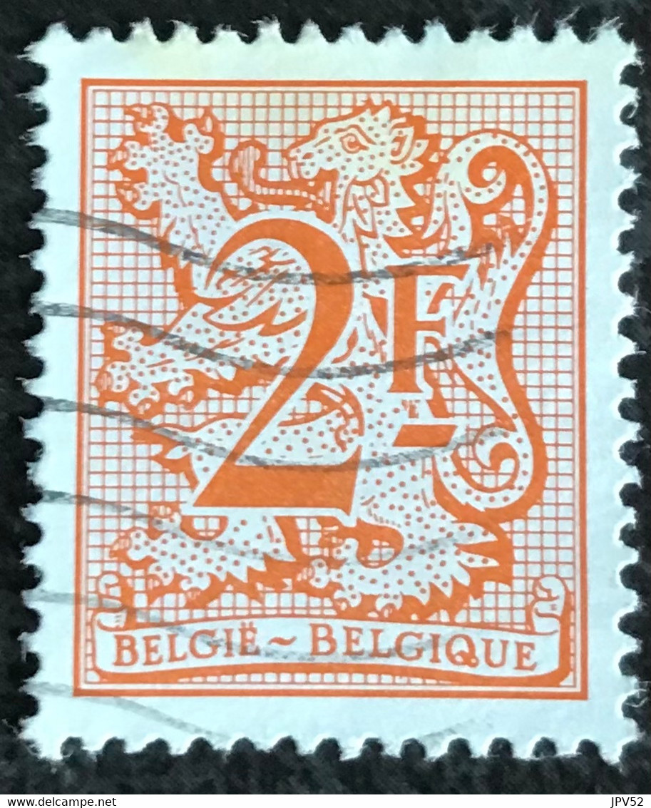 België - Belgique - C12/29 - (°)used - 1978 - Michel 1950 - Cijfer Op Heraldieke Leeuw Met Wimpel - 1977-1985 Figure On Lion