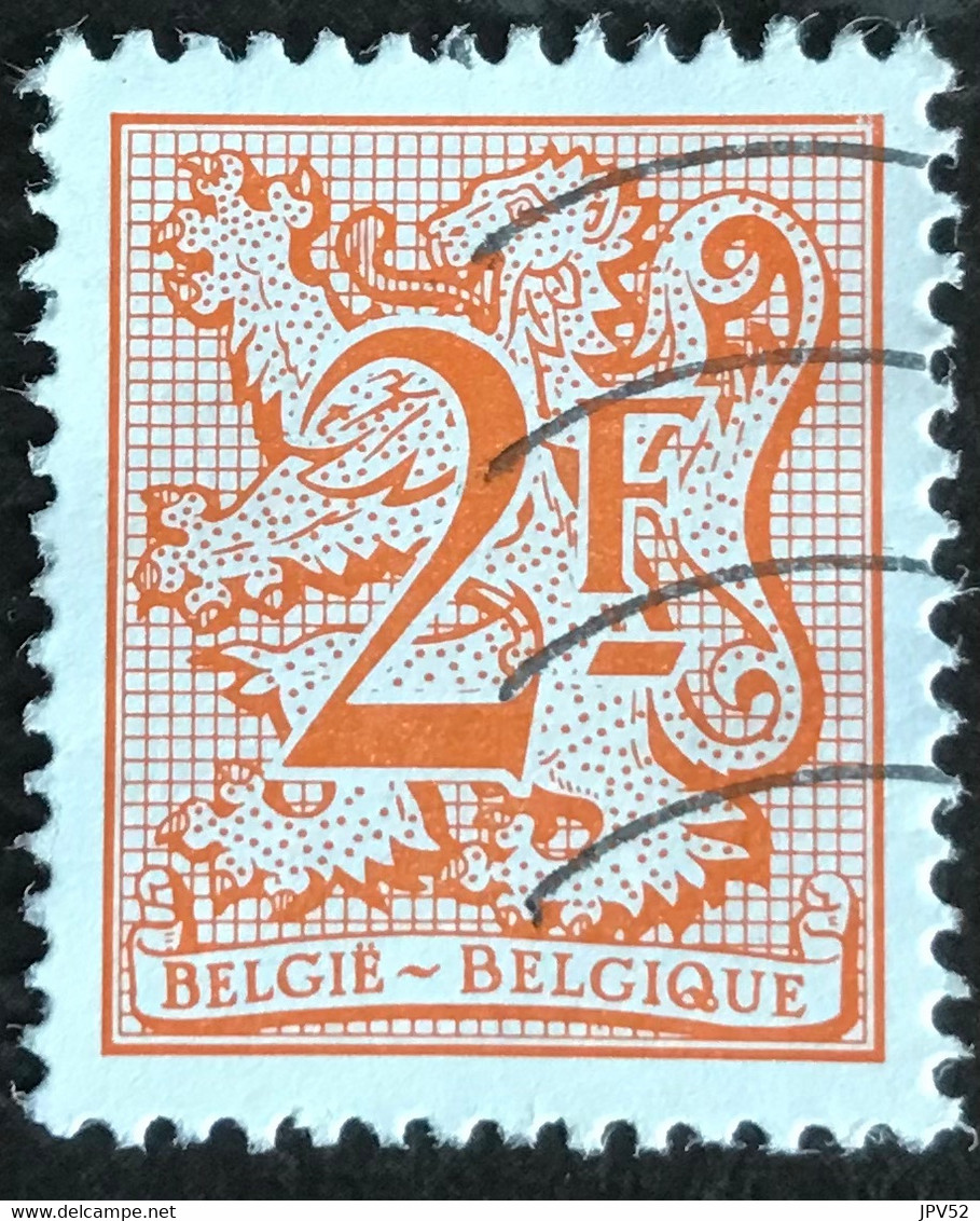 België - Belgique - C12/29 - (°)used - 1978 - Michel 1950 - Cijfer Op Heraldieke Leeuw Met Wimpel - 1977-1985 Zahl Auf Löwe (Chiffre Sur Lion)