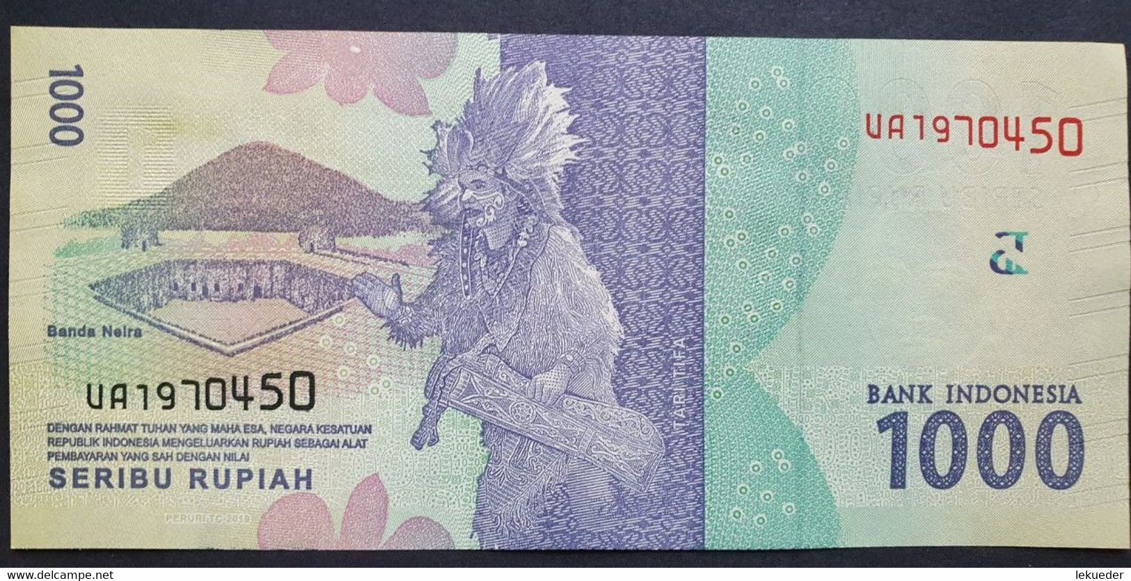 Billete De Banco De INDONESIA "Tjuta Meutia" - 1000 Rupiah, 2016  Sin Cursar - Other - Asia