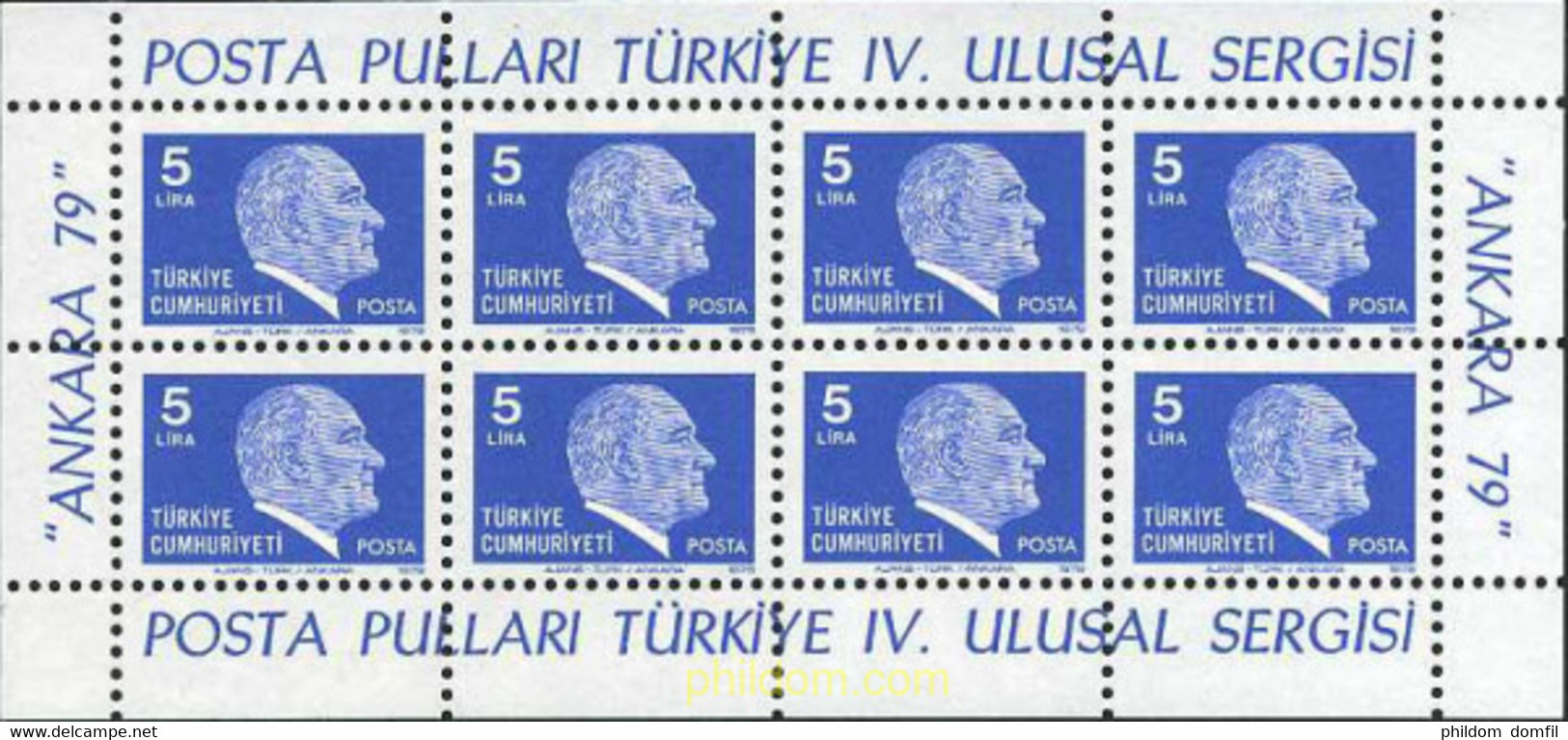 175952 MNH TURQUIA 1979 MUSTAFA KEMAL ATATURK - Verzamelingen & Reeksen