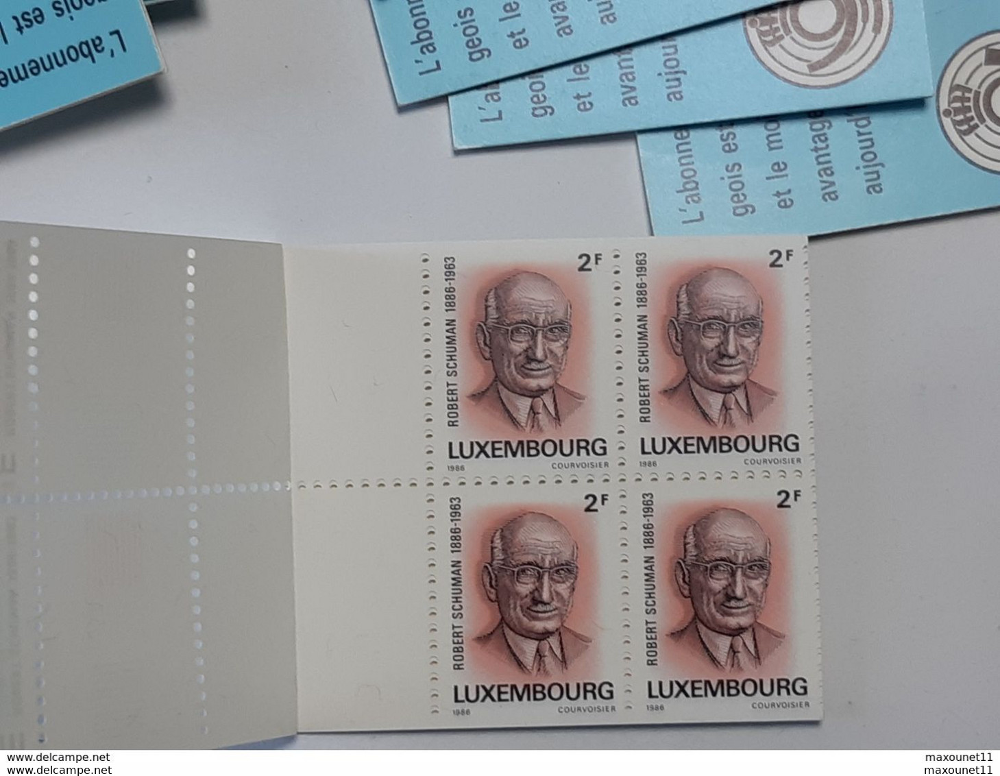 Luxembourg - Lot De 15 Carnets De 60F - Administration Des Postes Et Télécommunications ... Lot45 . - Booklets