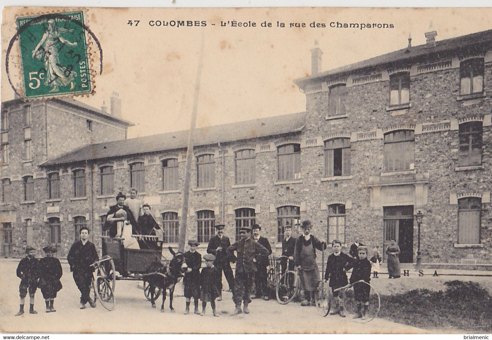 COLOMBES L'école De La Rue Des Champarons - Colombes