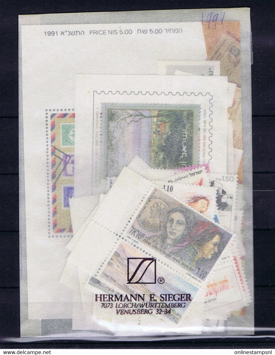 Israel: 1991 Yearset MNH/** Sans Charniere. Postfrisch For Content Please See Description Field - Ongebruikt (met Tabs)