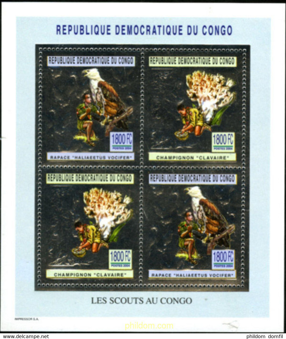 207982 MNH CONGO. República Democrática 2004 BADEN POWELL Y MINERALES - Oblitérés