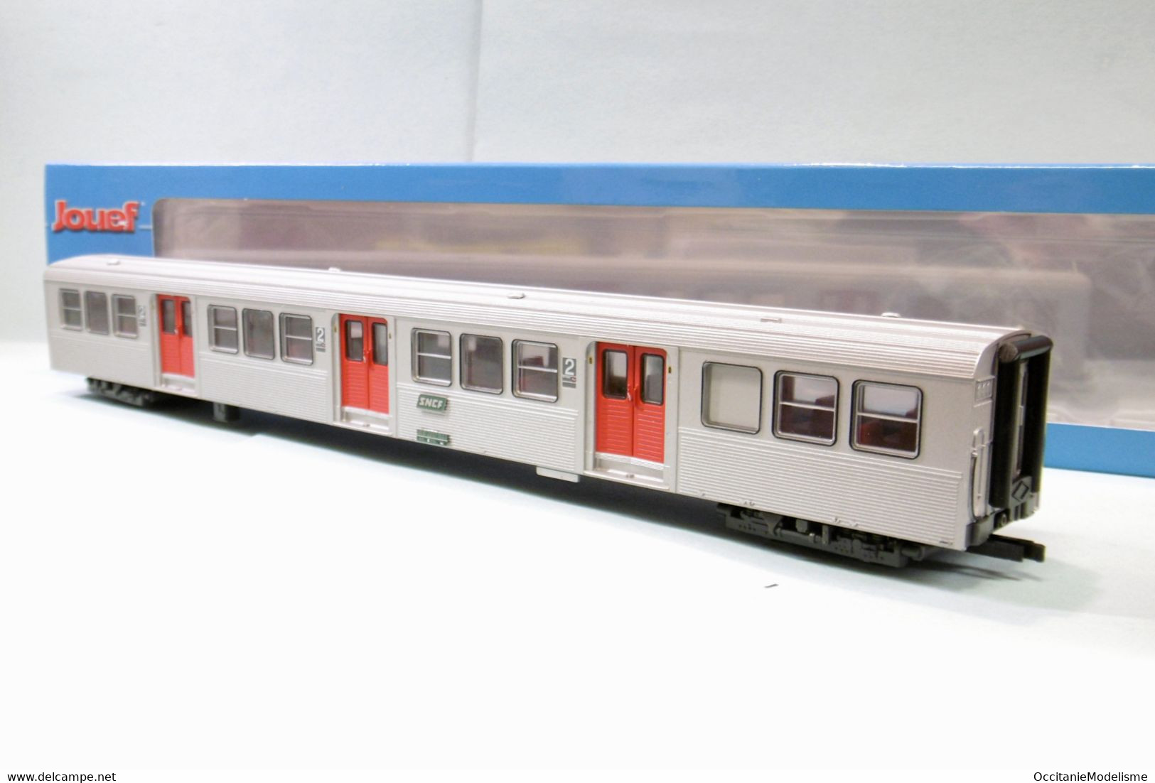 Jouef - VOITURE RIB 70 Complémentaire Livrée Originale ép. IV / V SNCF Réf. HJ4153 Neuf NBO HO 1/87 - Scompartimento Viaggiatori