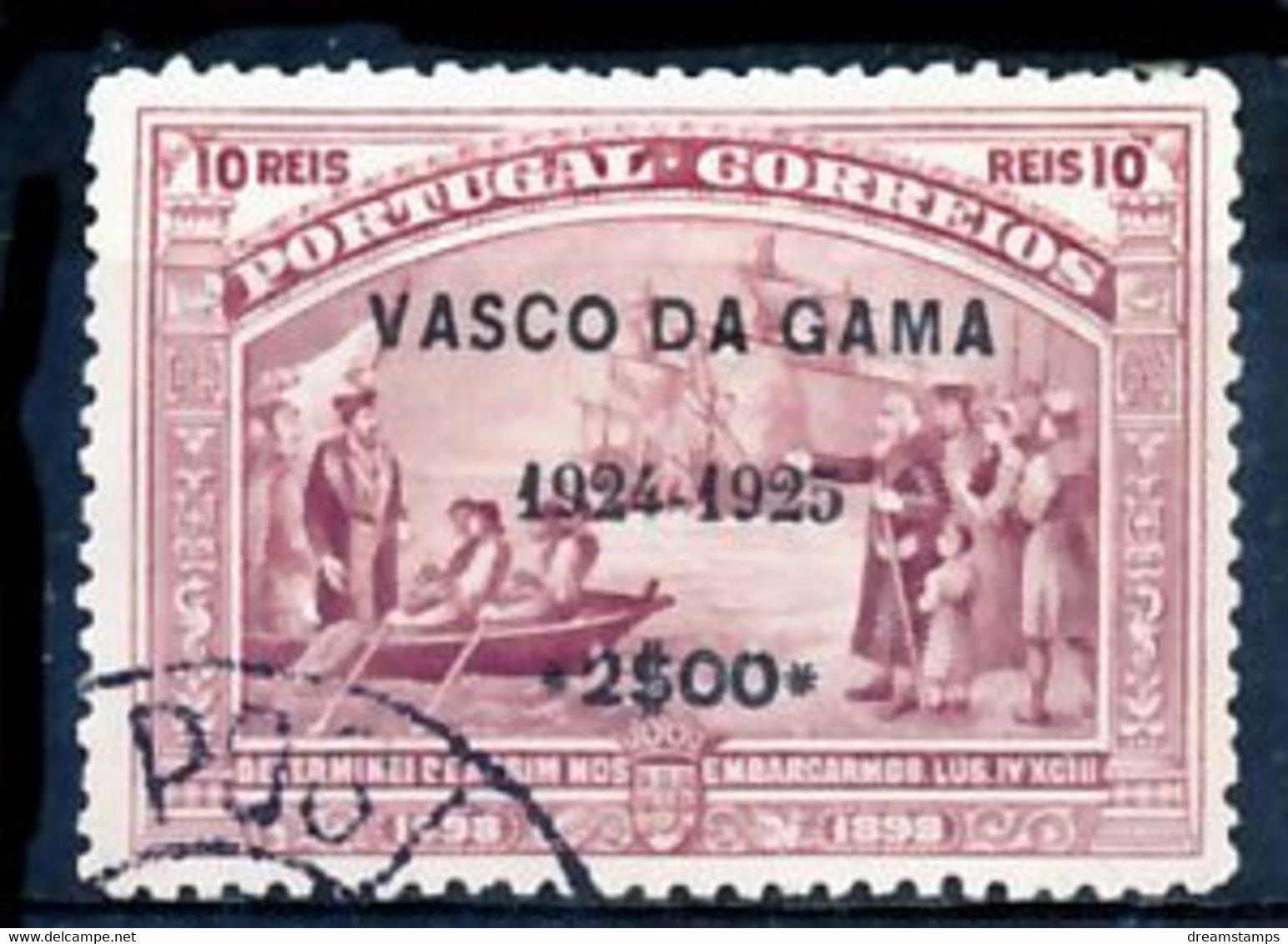 !										■■■■■ds■■ Portugal 1898 AF#150 ø Vasco Da Gama 2$00 Vignette (x13204) - Ungebraucht