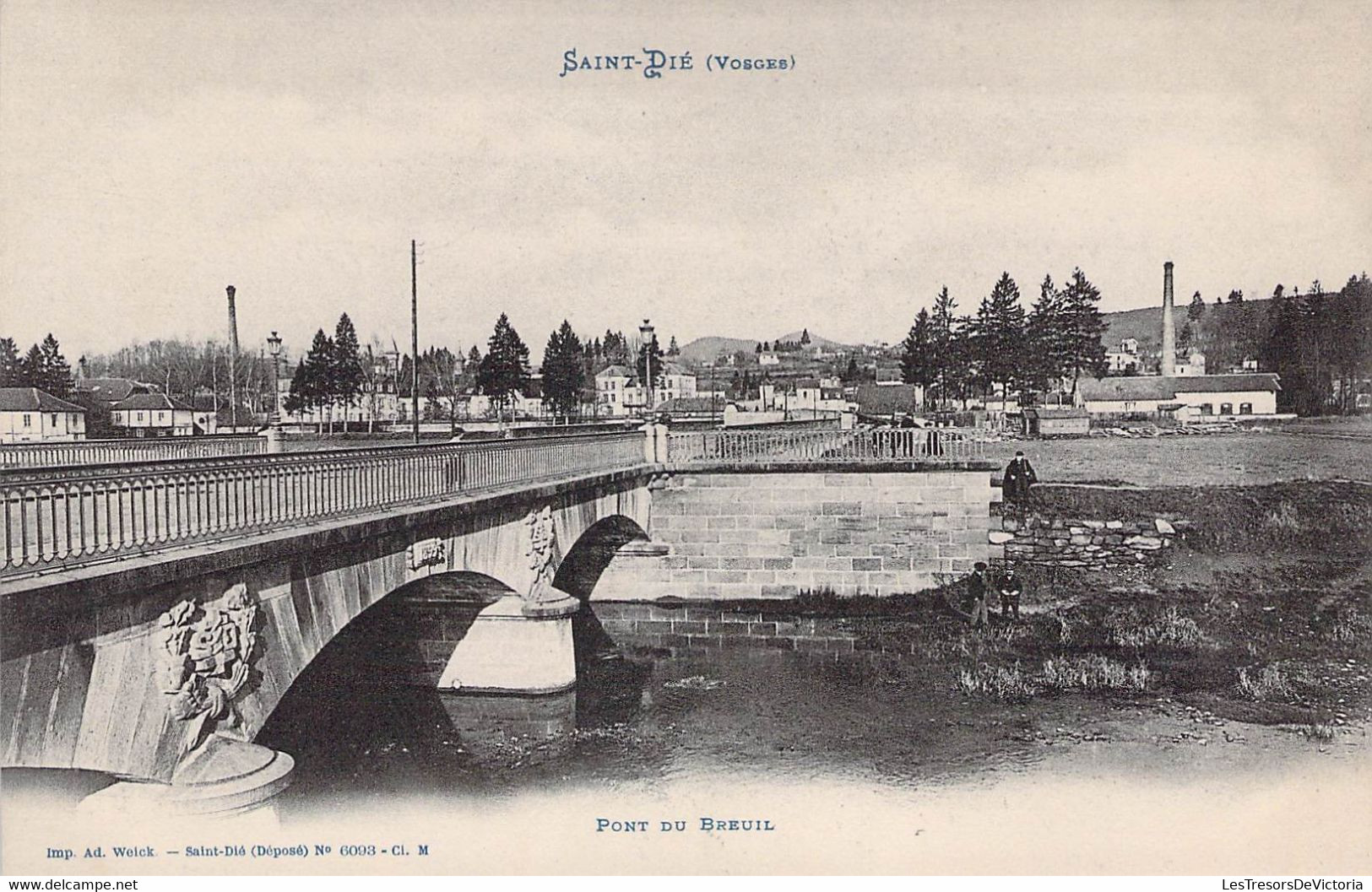 CPA FRANCE - 88 - SAINT DIE - Pont Du Breuil - Welck N°6093 - Saint Die