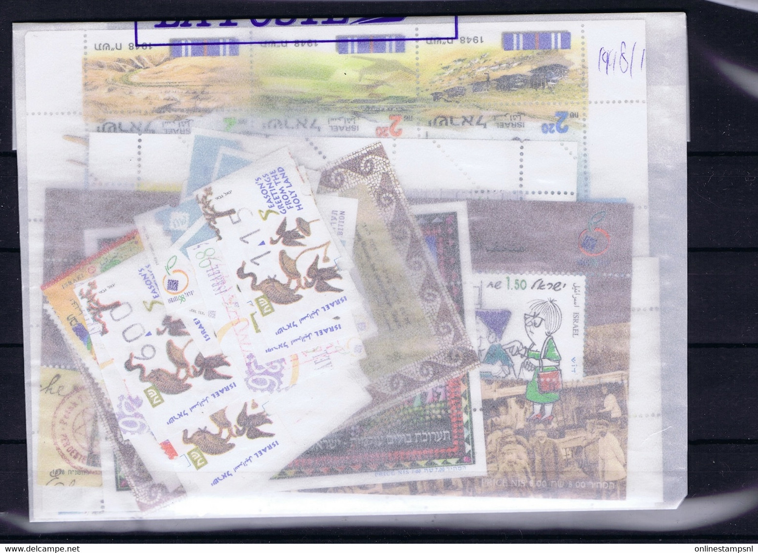 Israel: 1998 Complete Yearset MNH/** Sans Charniere. Postfrisch For Content Please See Description Field - Ongebruikt (met Tabs)