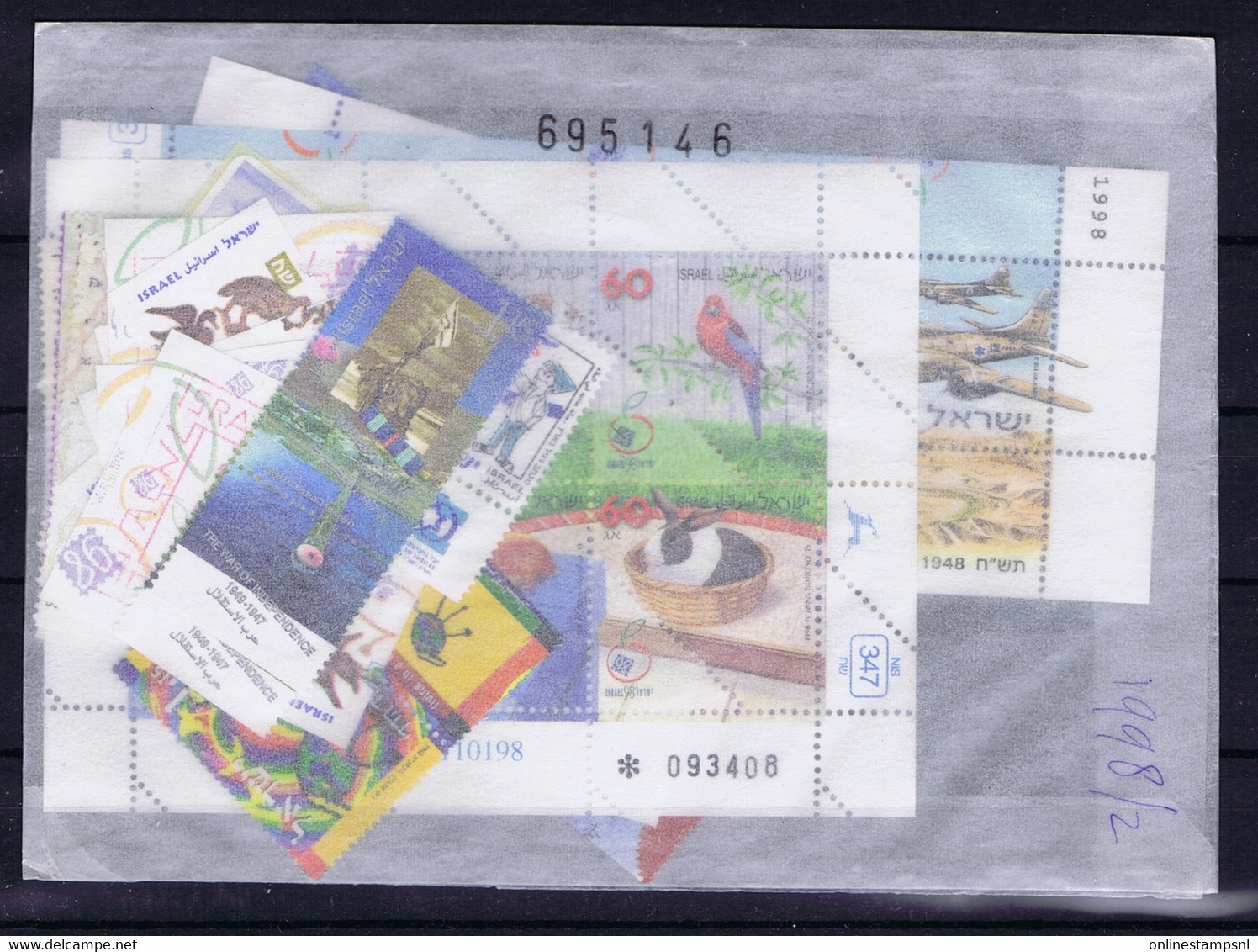 Israel: 1998 Part Yearset MNH/** Sans Charniere. Postfrisch For Content Please See Description Field - Ongebruikt (met Tabs)