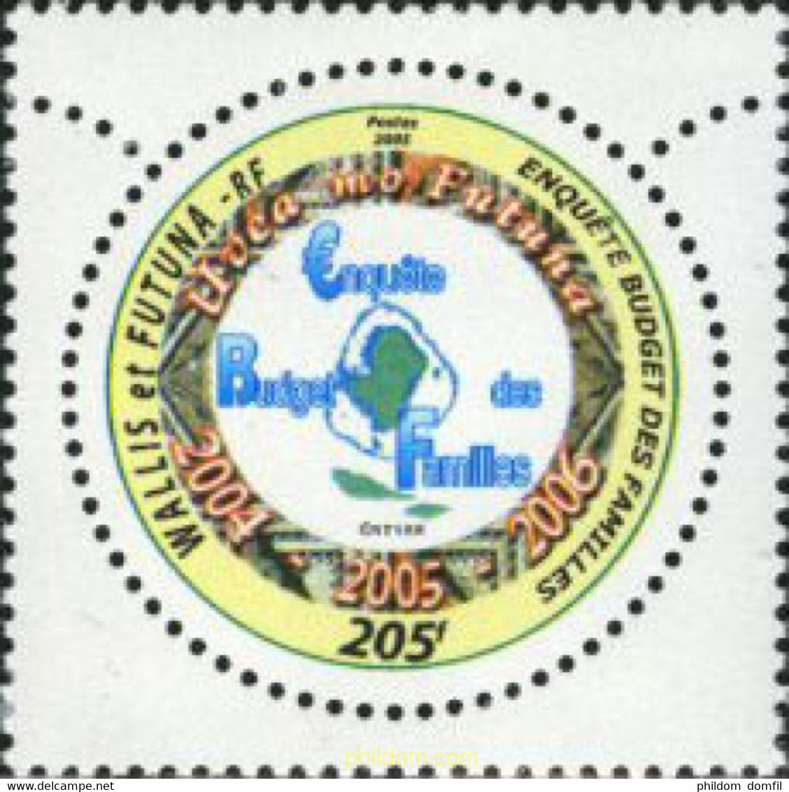 178342 MNH WALLIS Y FUTUNA 2005 PRESUPUESTOS FAMILIARES - Usados