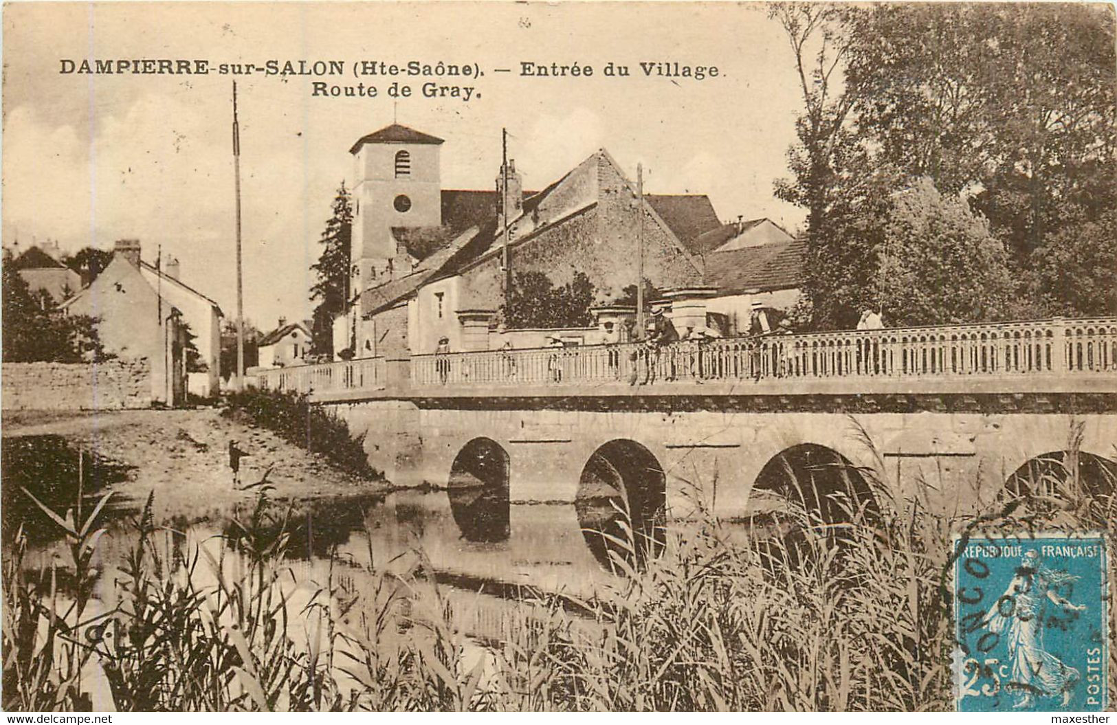 DAMPIERRE SUR SALON Entrée Du Village Route De Gray - Dampierre-sur-Salon