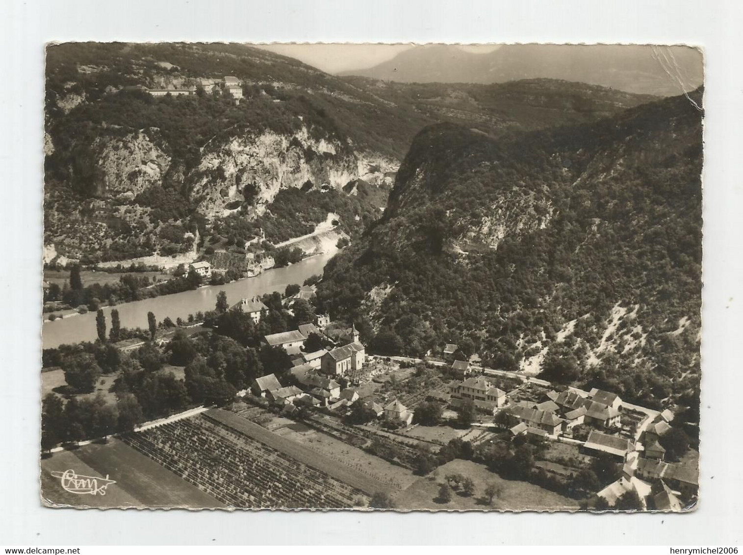 73 Savoie La Balme Vue Aérienne Chef Lieu Le Rhone Et La Chartreuse Forteresse De Pierre Chatel - Sonstige & Ohne Zuordnung