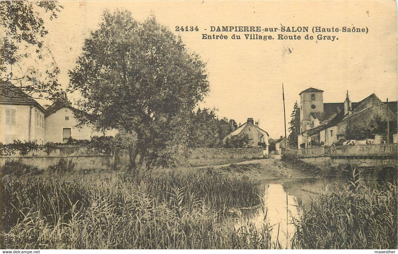 DAMPIERRE SUR SALON Entrée Du Village Route De Gray - Dampierre-sur-Salon