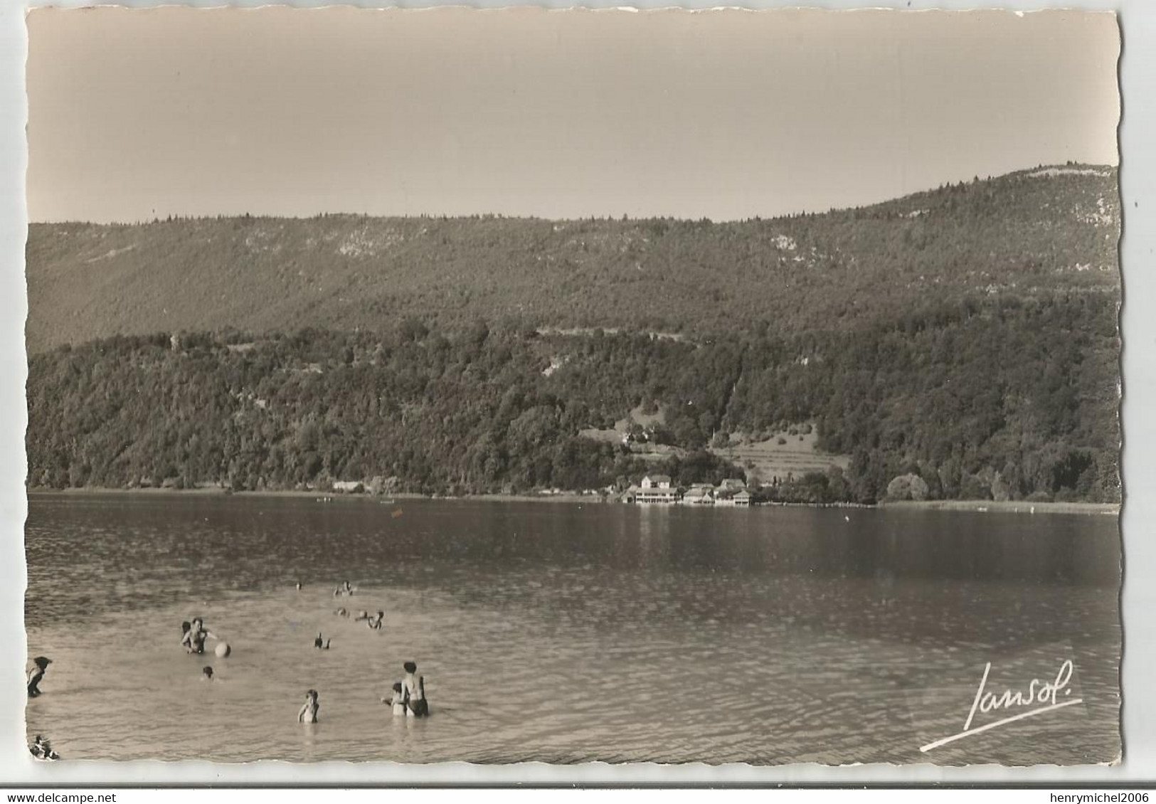 73 Savoie Le Lac D'aiguebelette La Chaine De Lépine , Baignade.. - Sonstige & Ohne Zuordnung