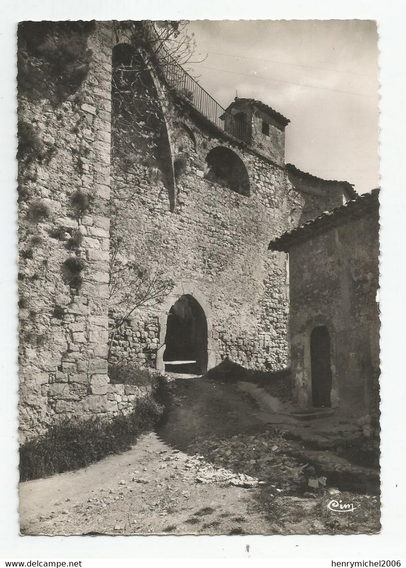 83 Var Bargemon Remparts Du Chateau Seigneurial Porte Du Guet - Bargemon