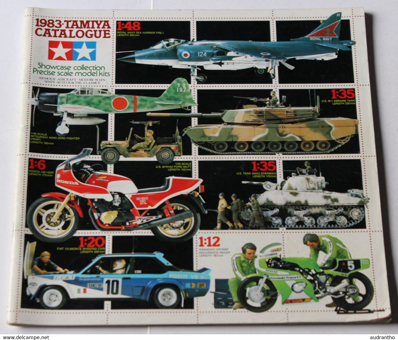 Catalogue De Modélisme 1983 Tamiya Motos Voitures F1 Militaria Aviation - Littérature & DVD