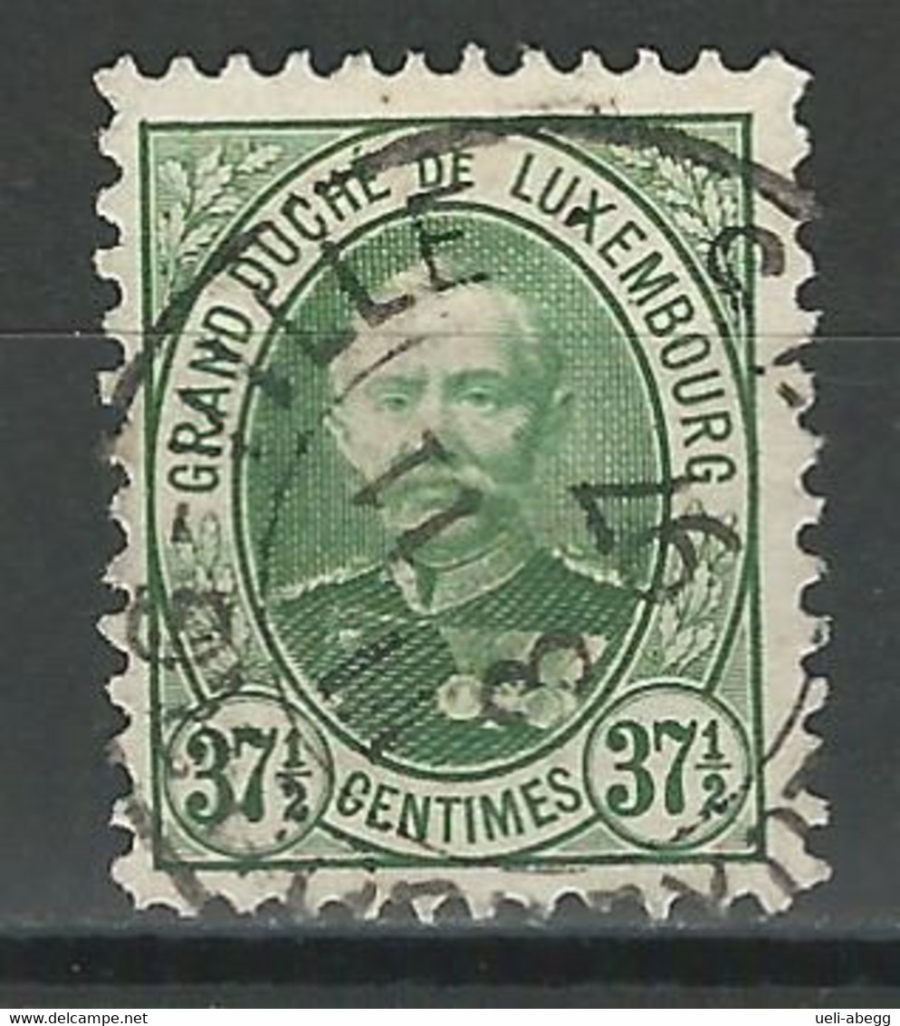 Luxemburg Mi 62D Perf. 11 1/2 X 11 O Used - 1891 Adolphe Voorzijde