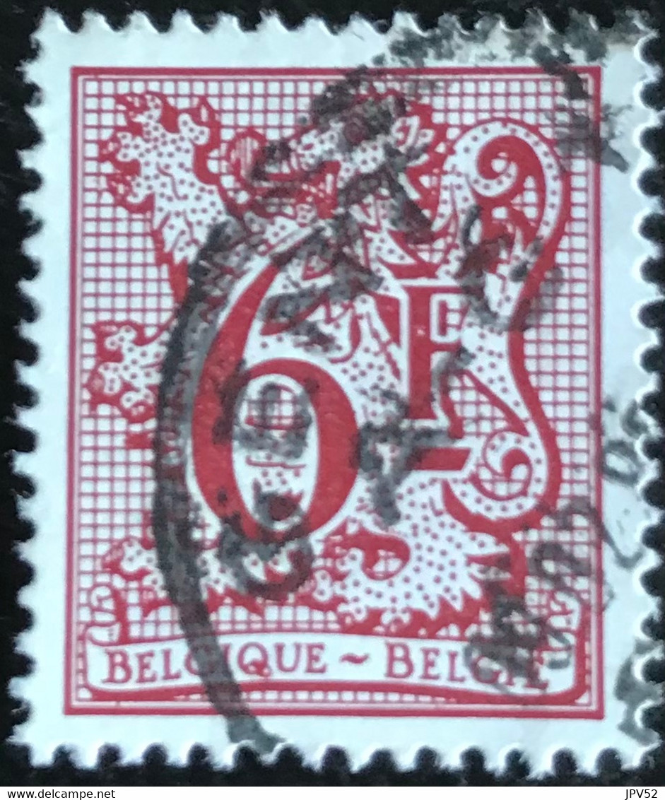 België - Belgique -  12/31 - (°)used - 1980 - Michel 2050 - Cijfer Op Heradieke Leeuw Met Wimpel - GENT - 1977-1985 Cijfer Op De Leeuw