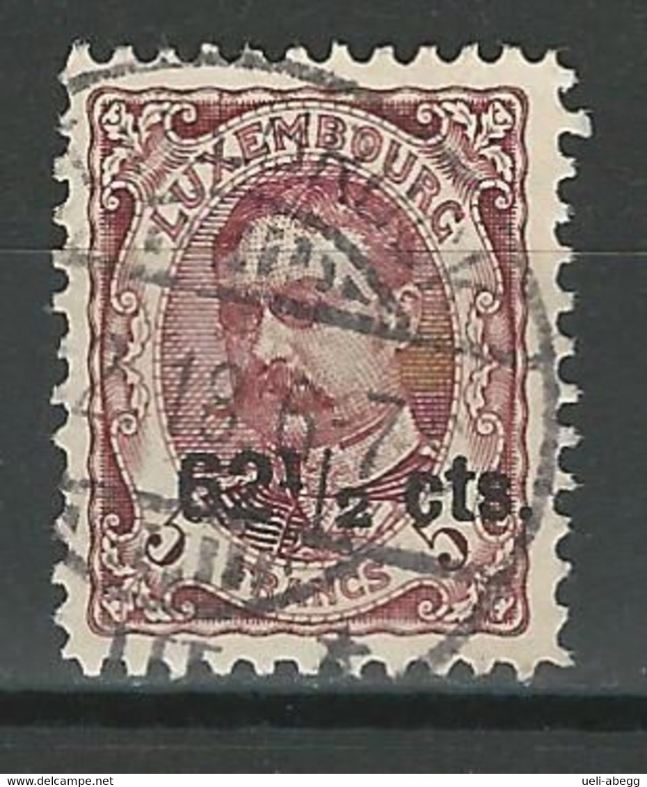 Luxemburg Mi 91 O Used - 1906 Willem IV