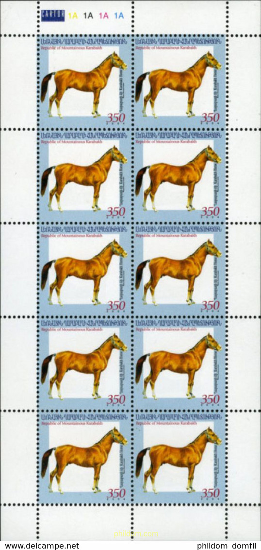 180423 MNH ARMENIA. Alto Karabakh 2005 CABALLO - Armenië