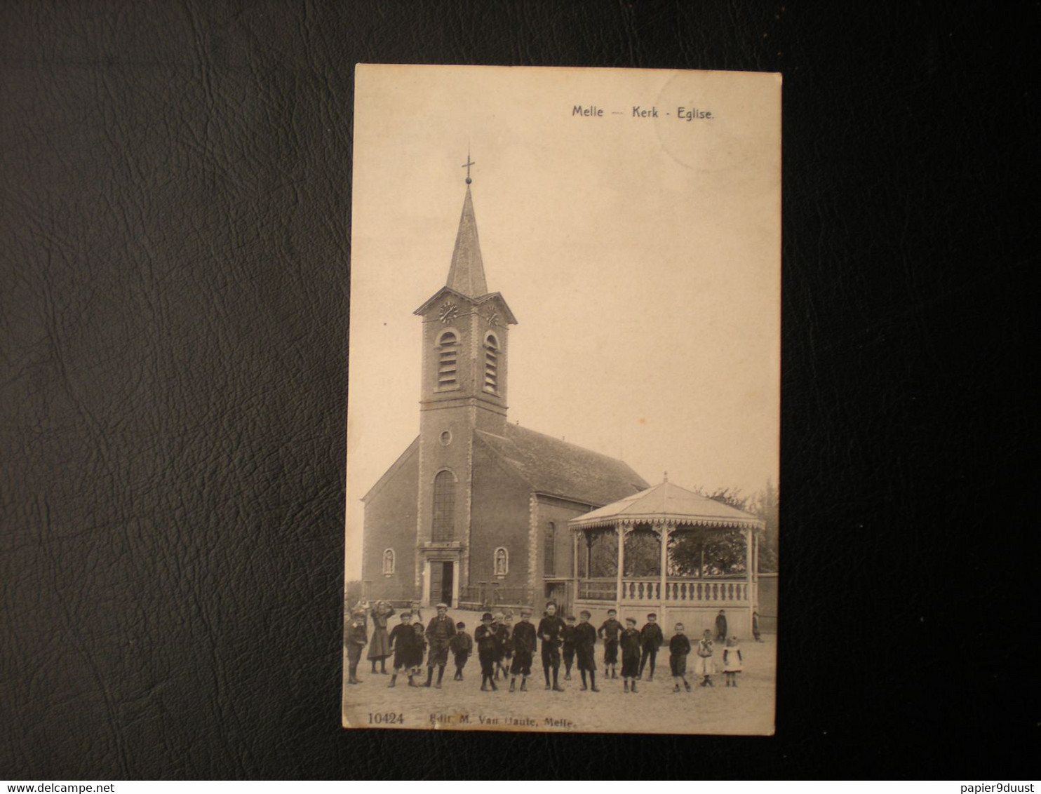 Melle - Kerk En Kiosk - Uitgever Van Haute - Melle