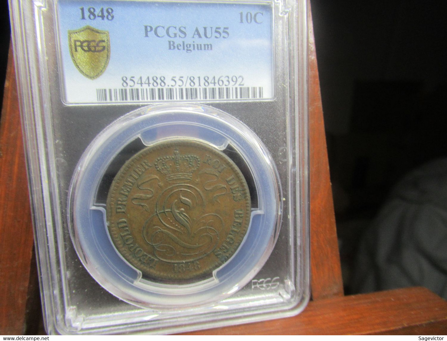 10 Centimes 1848   Pcgs AU 55  Sans Point - 10 Cent