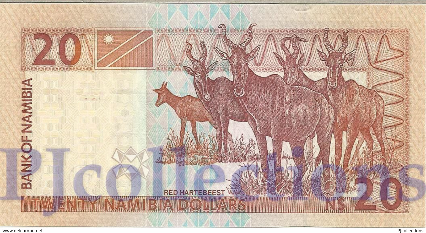 NAMIBIA 20 DOLLARS 2002 PICK 6b UNC - Namibie