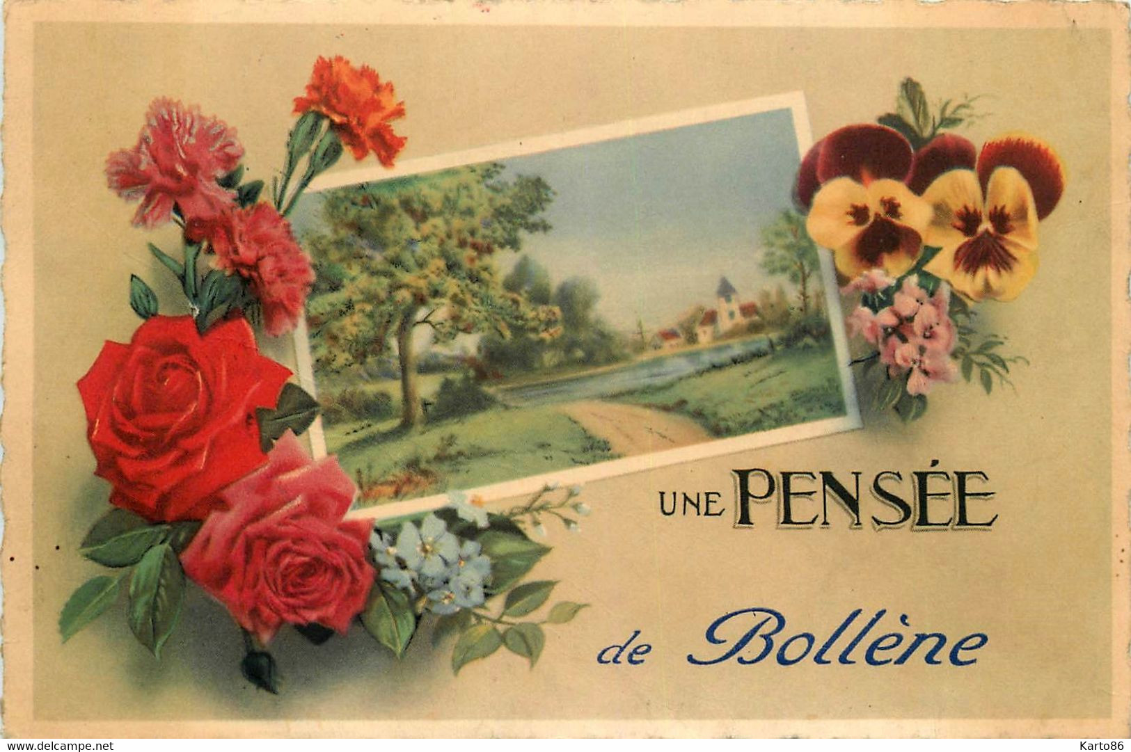 Bollène * Une Pensée Et Souvenir De La Commune - Bollene