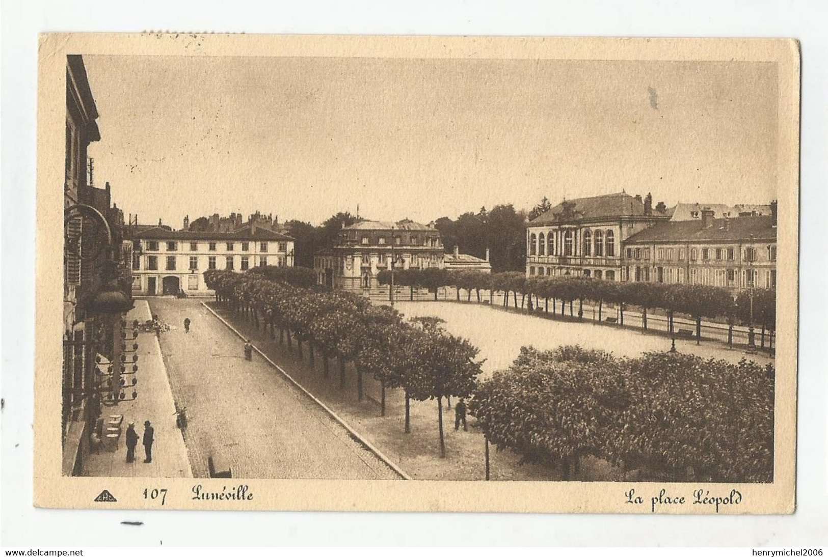 54 Lunéville La Place Léopold En 1940 - Luneville